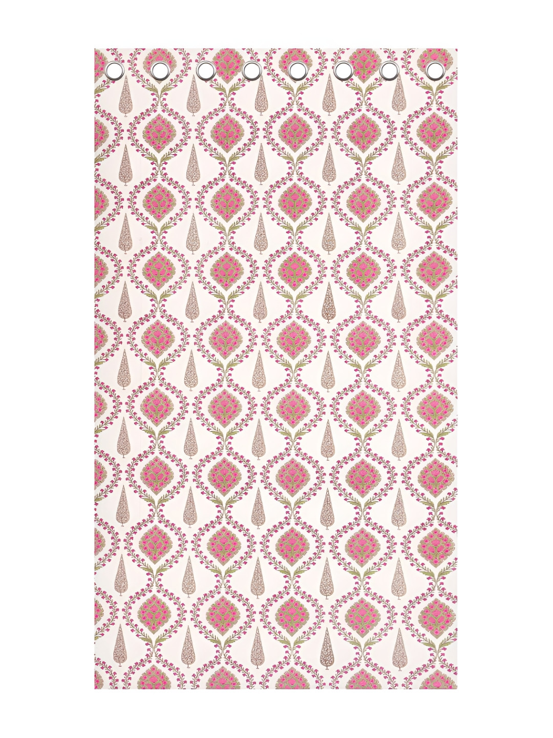 

Gulaab Jaipur Pink & White 2 Pieces Ethnic Motifs Door Curtains