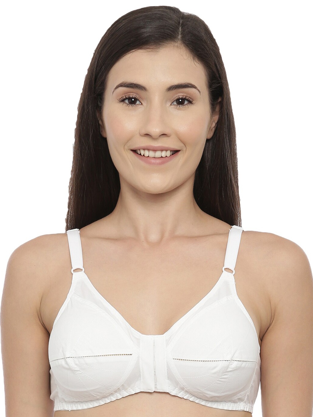 

BLOSSOM Full Coverage Non Padded Pure Cotton Everyday Bra-All Day Comfort, White