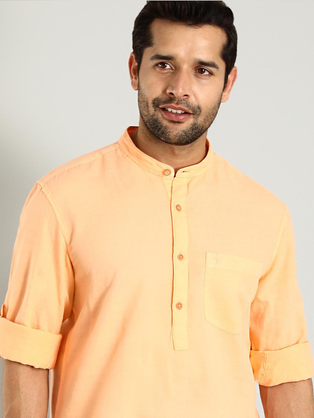 

Indian Terrain Classic Slim Fit Cotton Casual Shirt, Yellow
