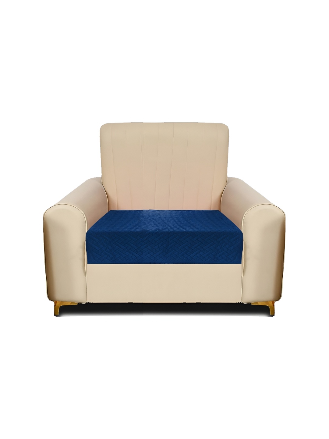 

RRC Blue Velvet 1 Seater Sofa Cover