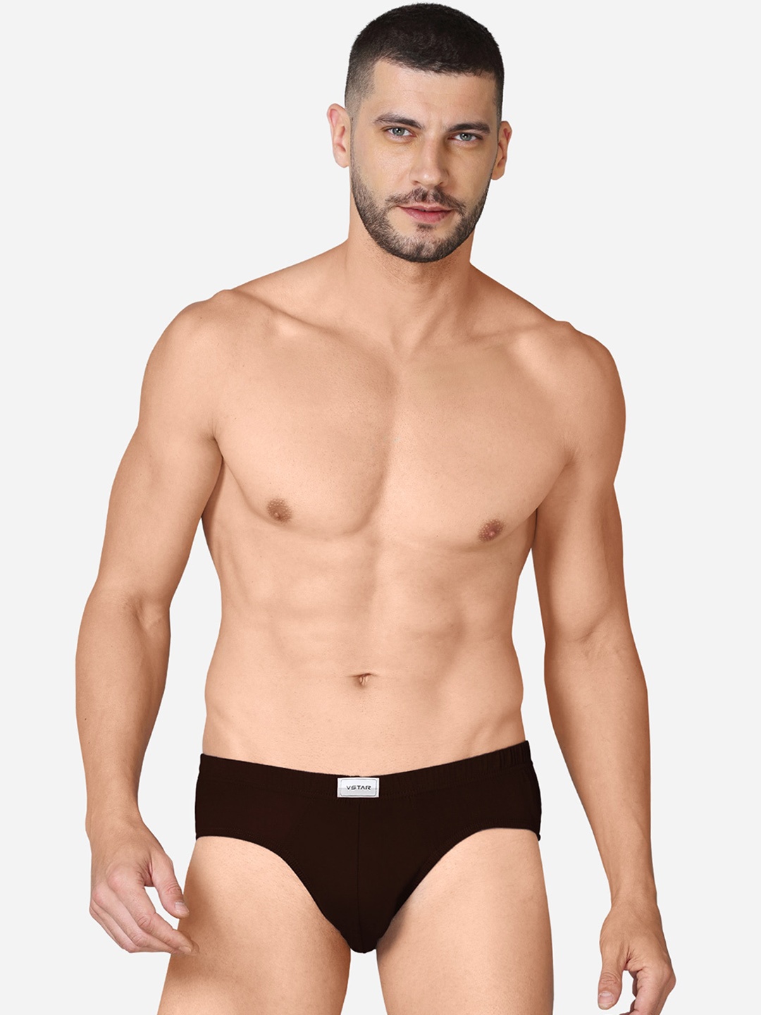 

VStar Pack Of 2 Combed Cotton Basic Briefs ACE NEO-2PCS-BITTER_CHOCOLATE-Bitter Chocolate, Brown