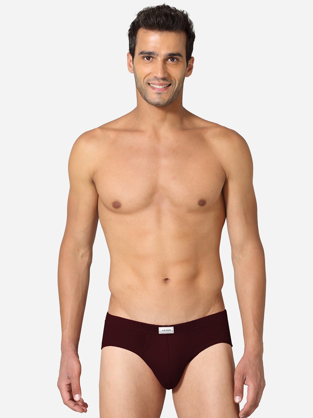 

VStar Pack Of 2 Combed Cotton Basic Briefs ACE NEO-2PCS-MAUVE_WINE-Mauve Wine, Maroon