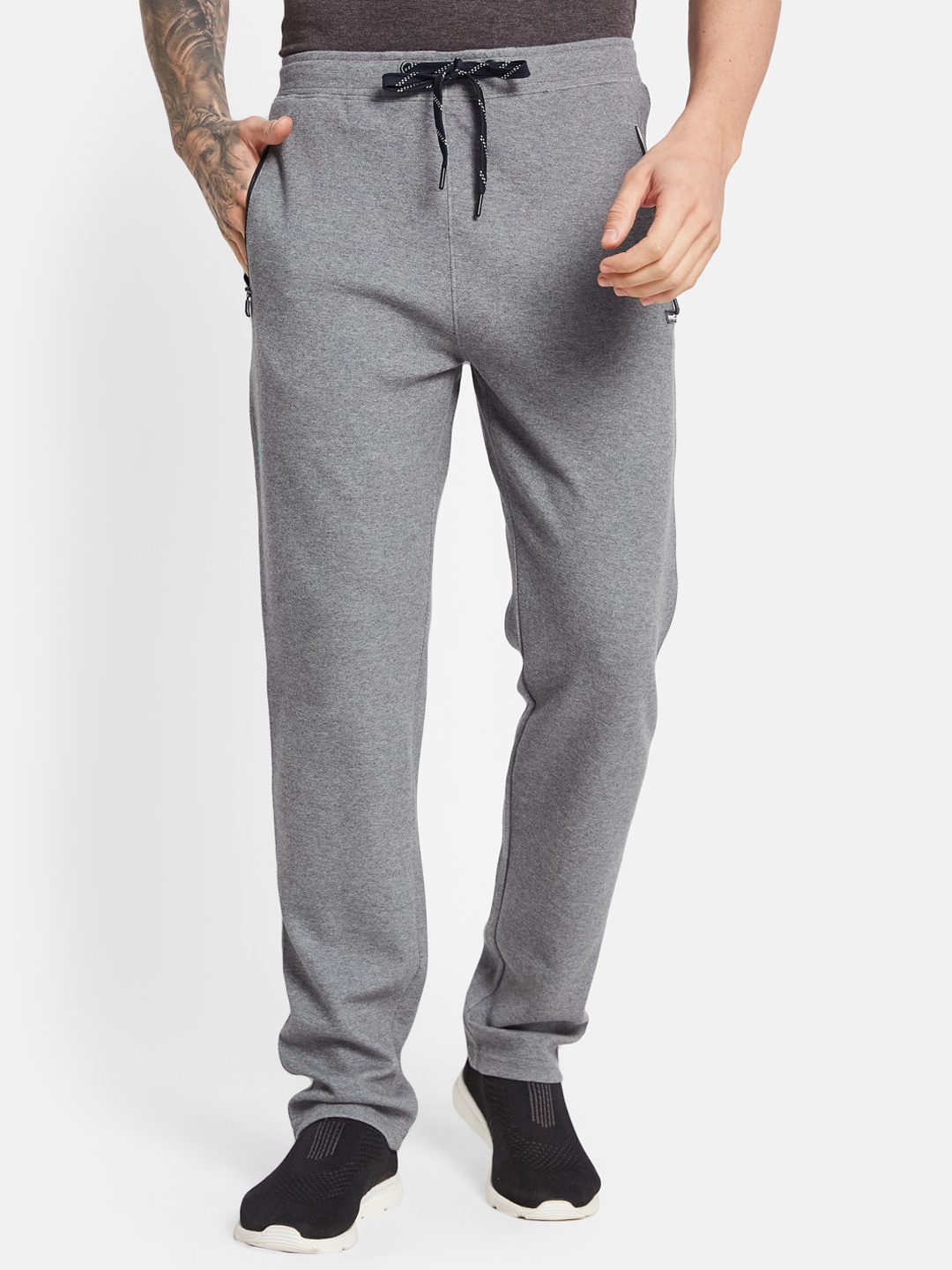 

Octave Men Cotton Track Pants, Grey