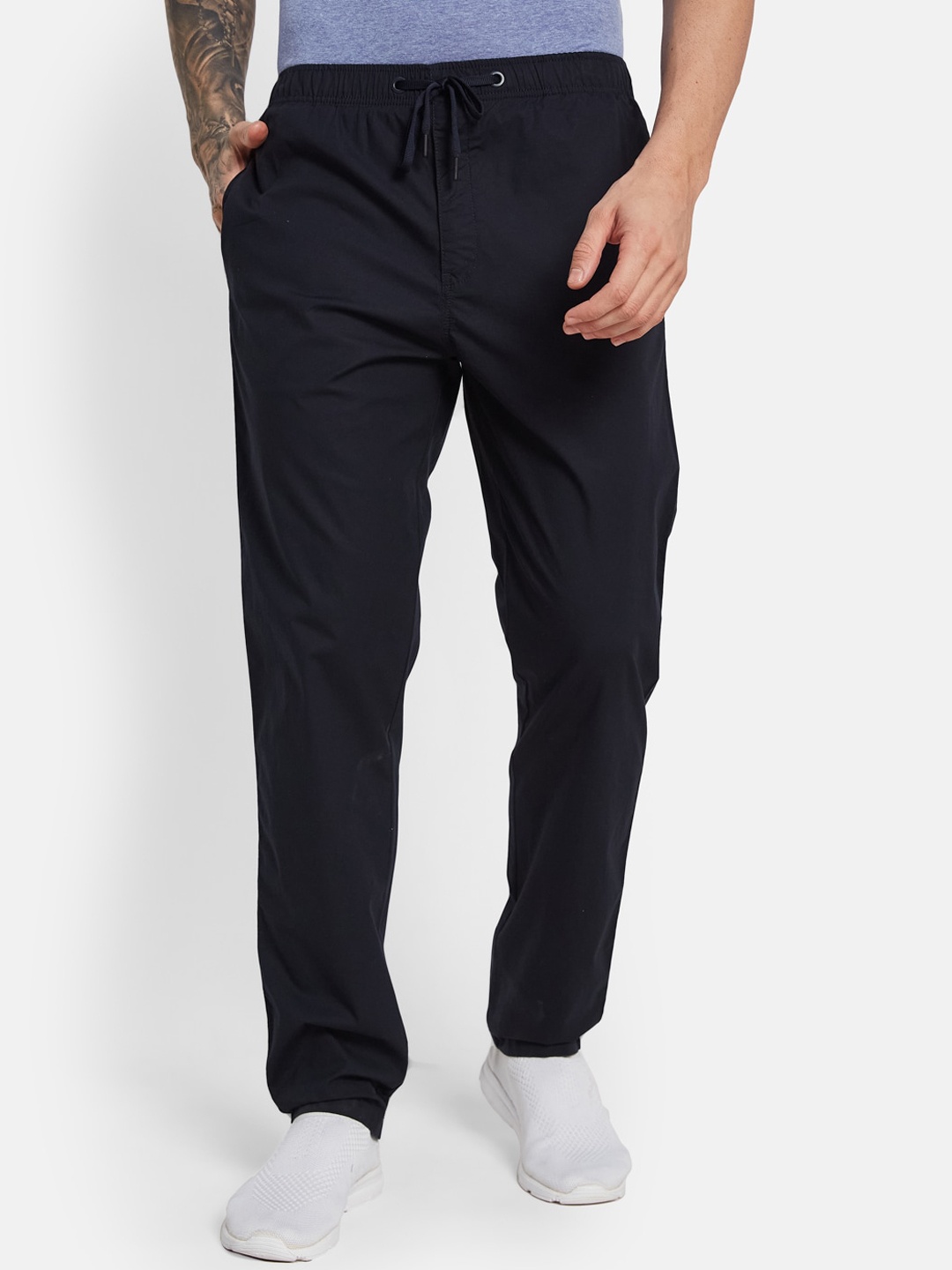 

Octave Men Cotton Track Pant, Navy blue