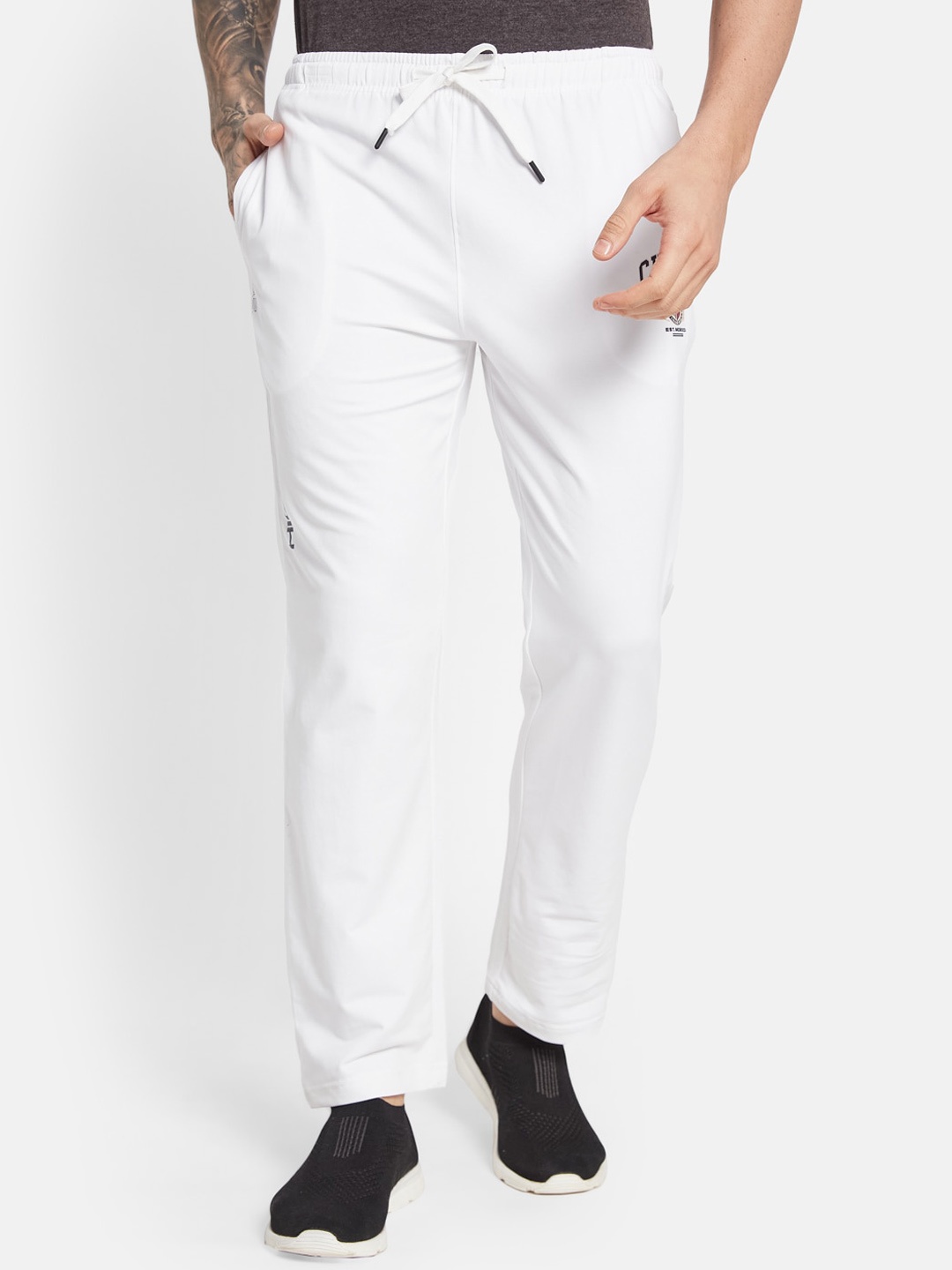 

Octave Men Cotton Track Pants, White