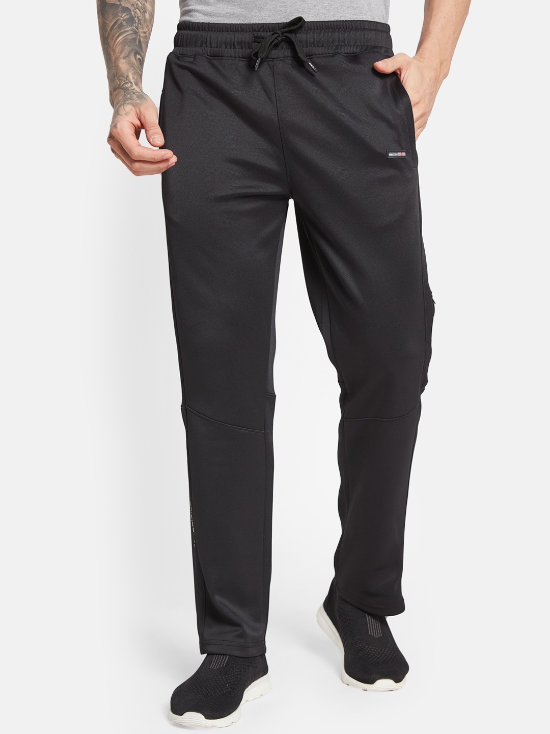 

Octave Men Cotton Track Pants, Black