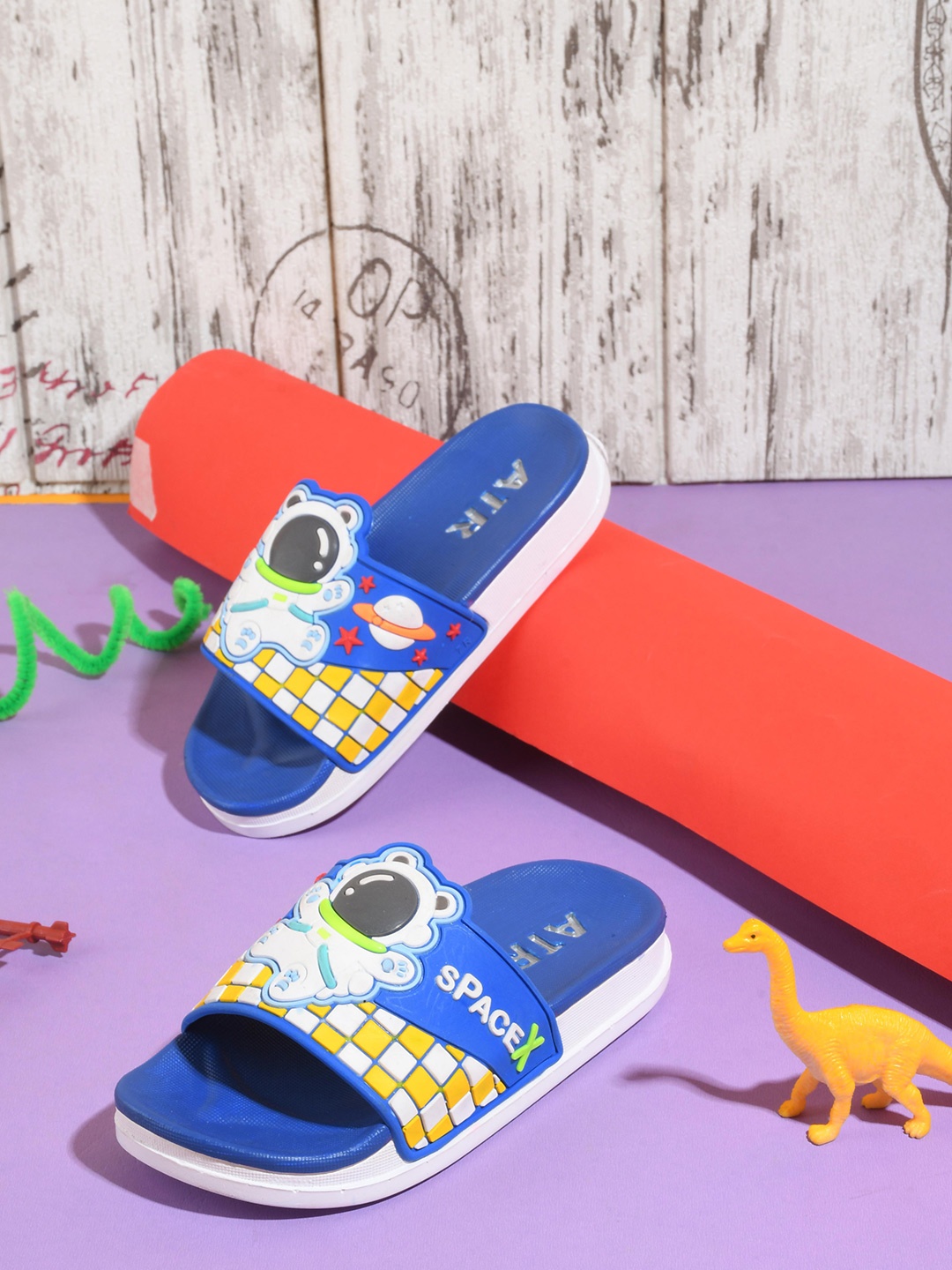 

KATS Kids Self Design Sliders, Blue