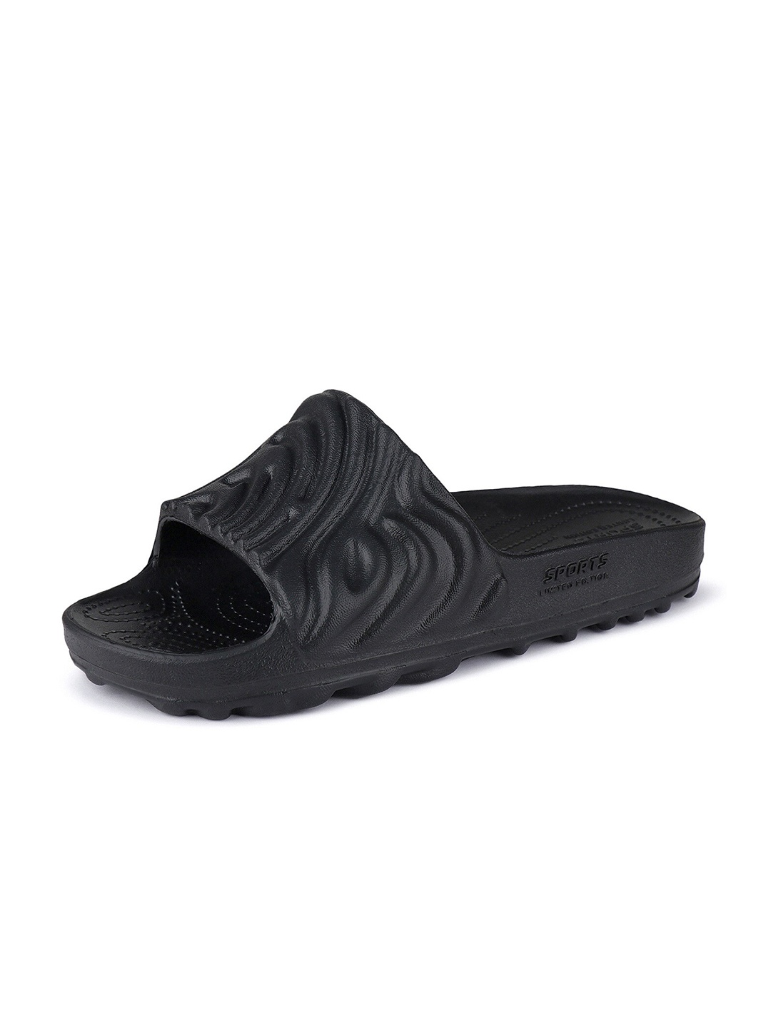 

BERSACHE Men Lightweight Sliders, Black