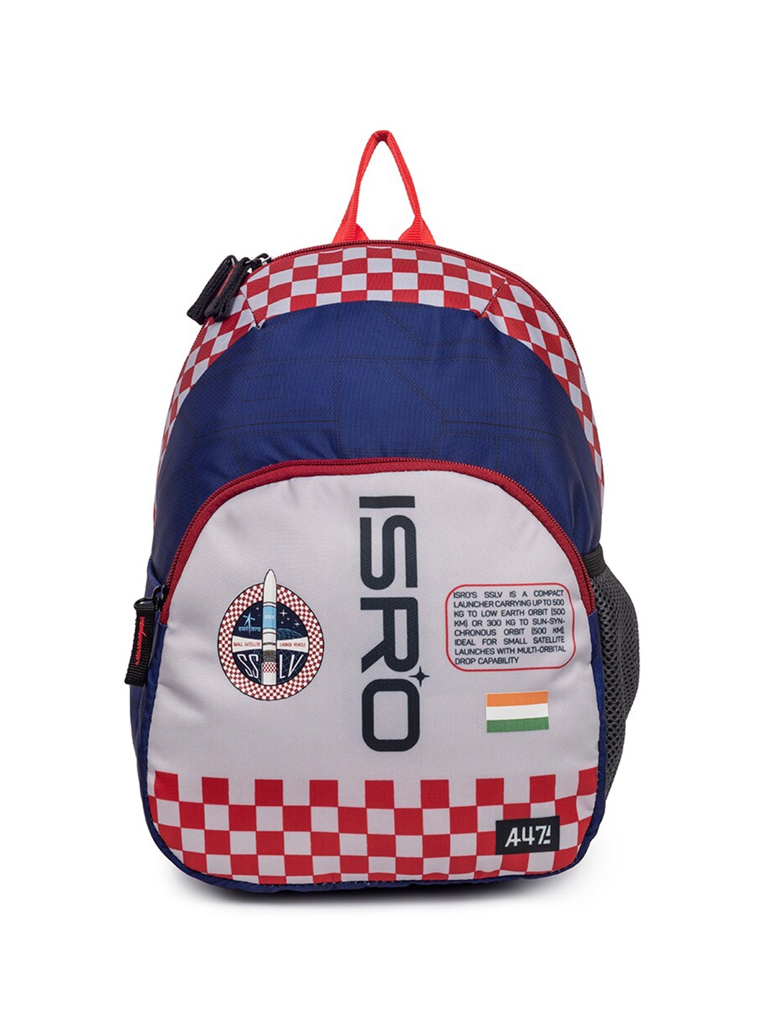 

QIPS Kids Graphic Printed Backpack, Blue