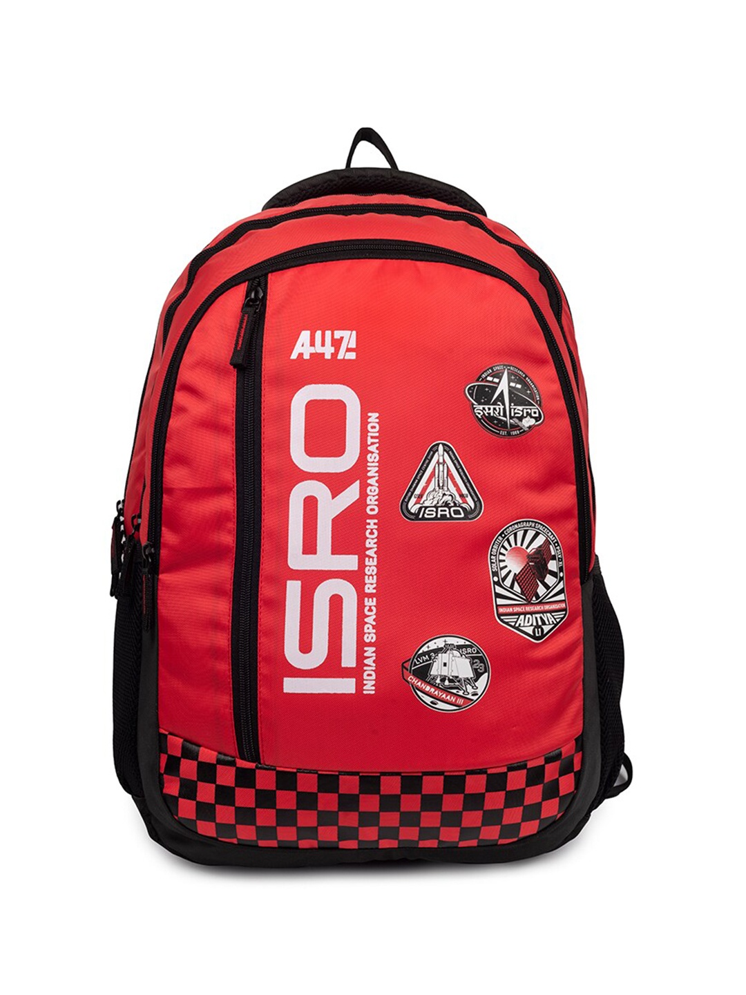 

QIPS Kids Graphic Printed Backpack, Red