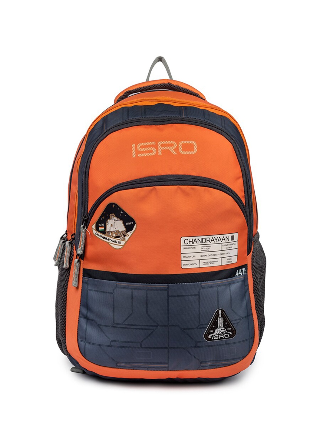 

QIPS Kids Graphic Printed Ergonomic Backpack, Orange