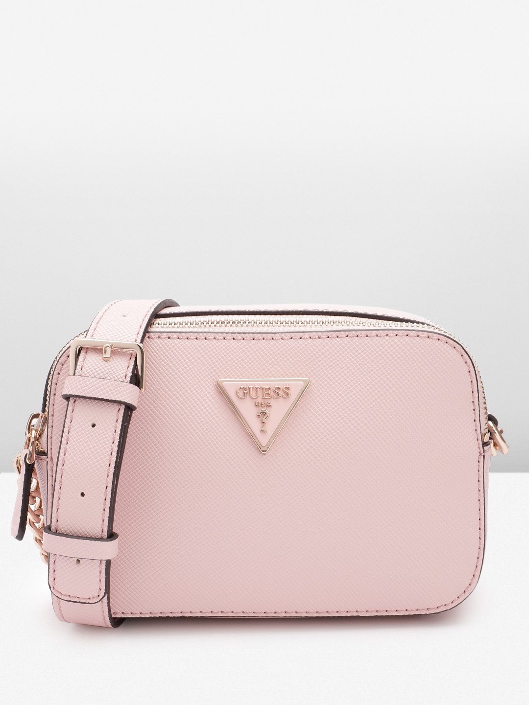 

GUESS Structured Sling Bag, Pink