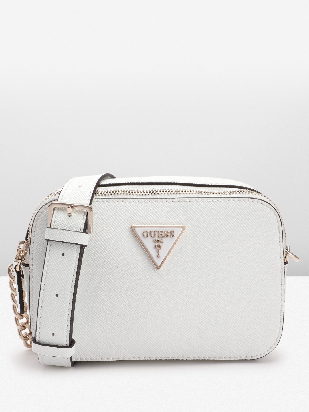 

GUESS Structured Crossbody Bag, White