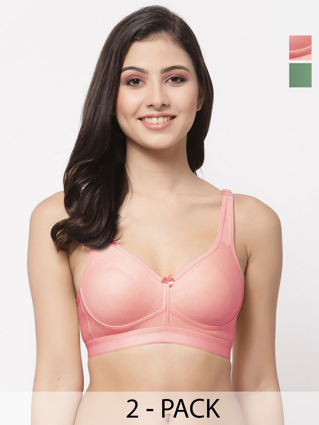 

College Girl Bra Full Coverage Lightly Padded, Green