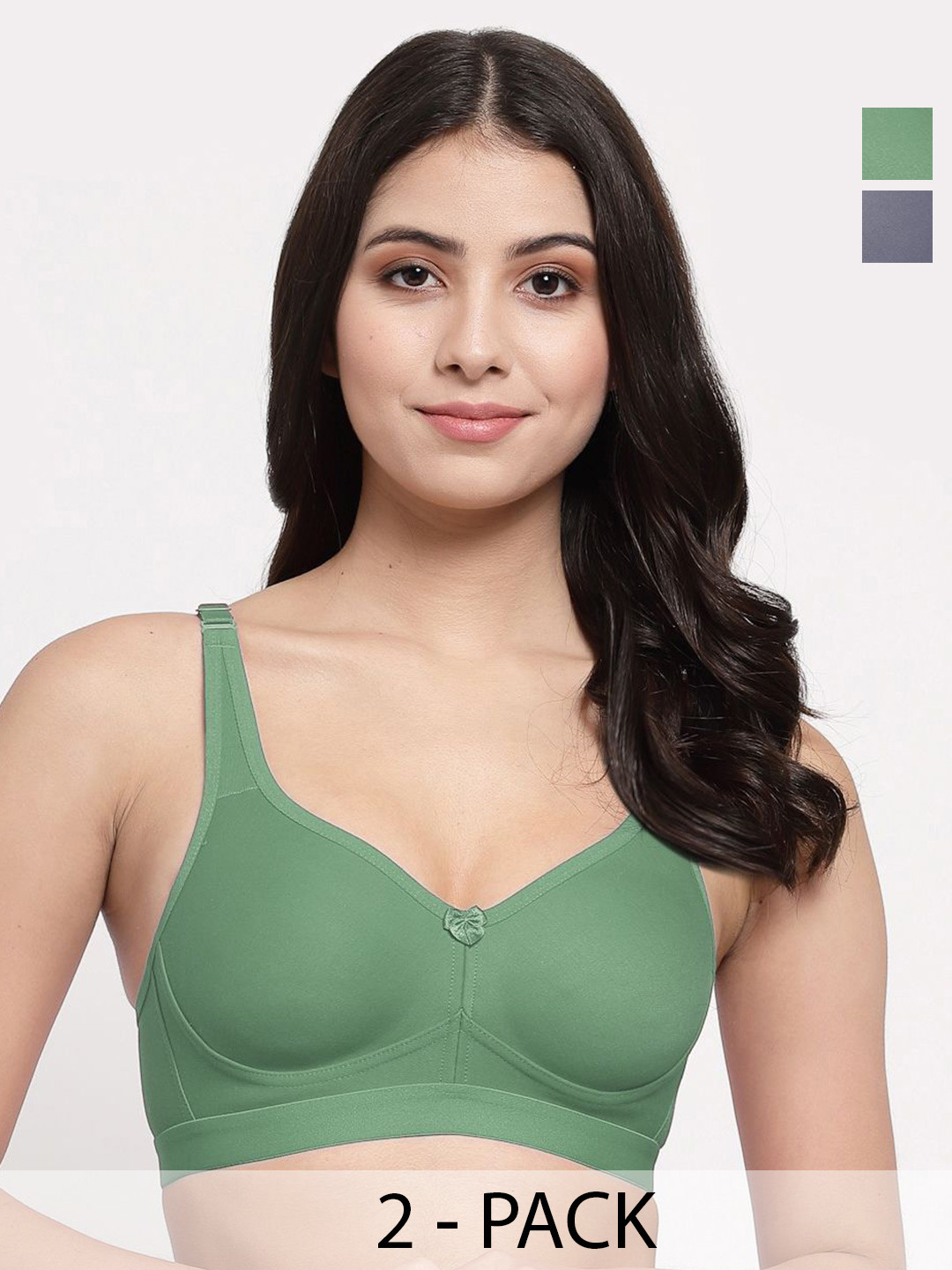 

College Girl Bra Full Coverage Lightly Padded, Green