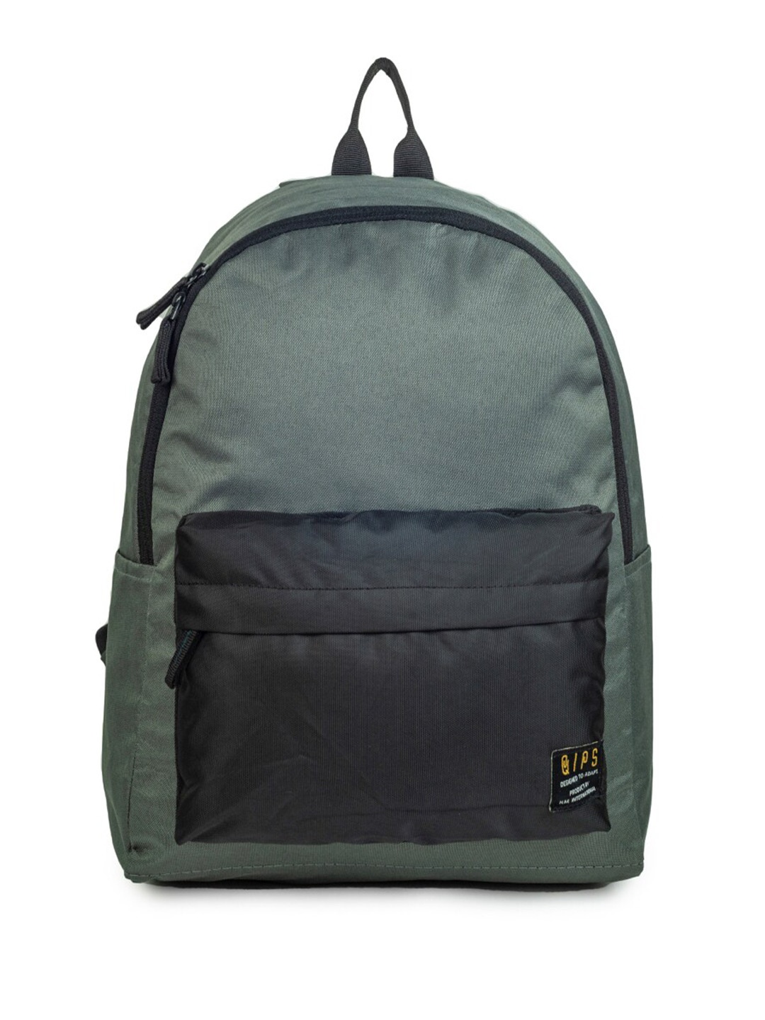 

QIPS Unisex Colourblocked Backpack, Grey