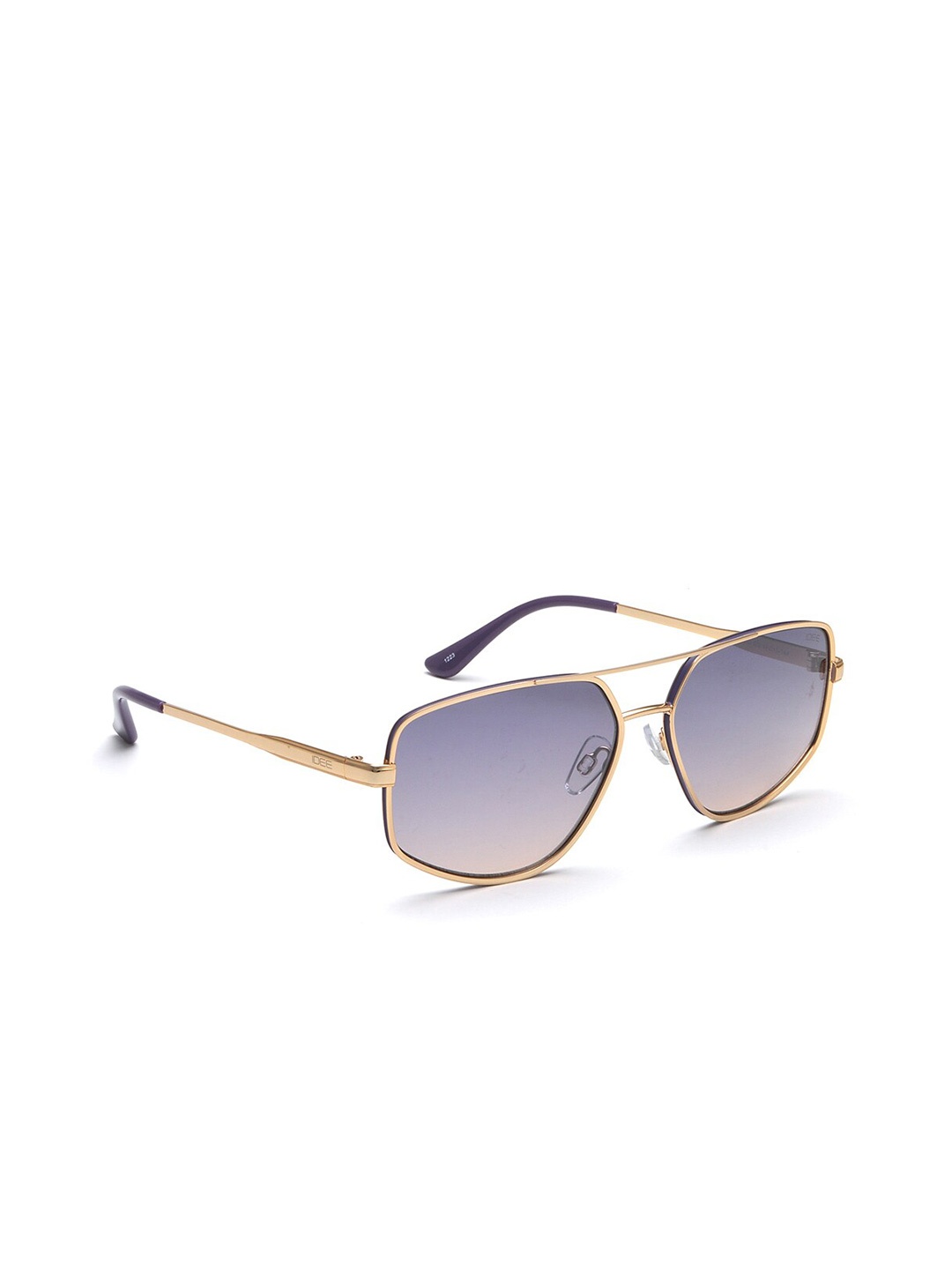 

IDEE Unisex Oversized Sunglasses with UV Protected Lens IDS3110C3SG, Blue