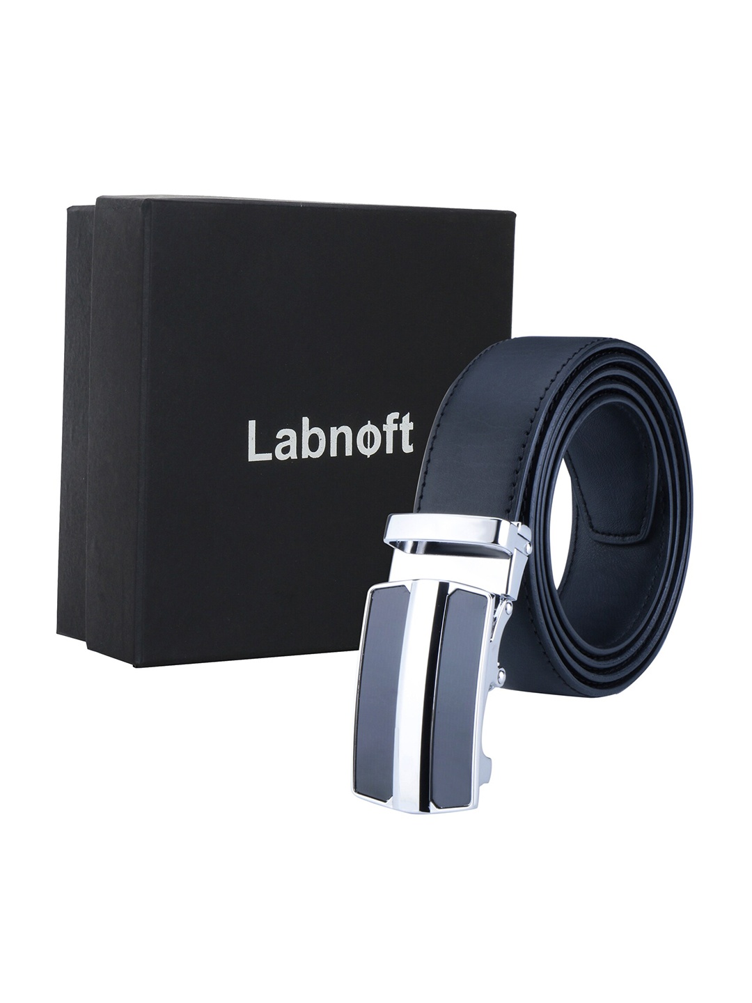 

Labnoft Men Formal Belt, Black