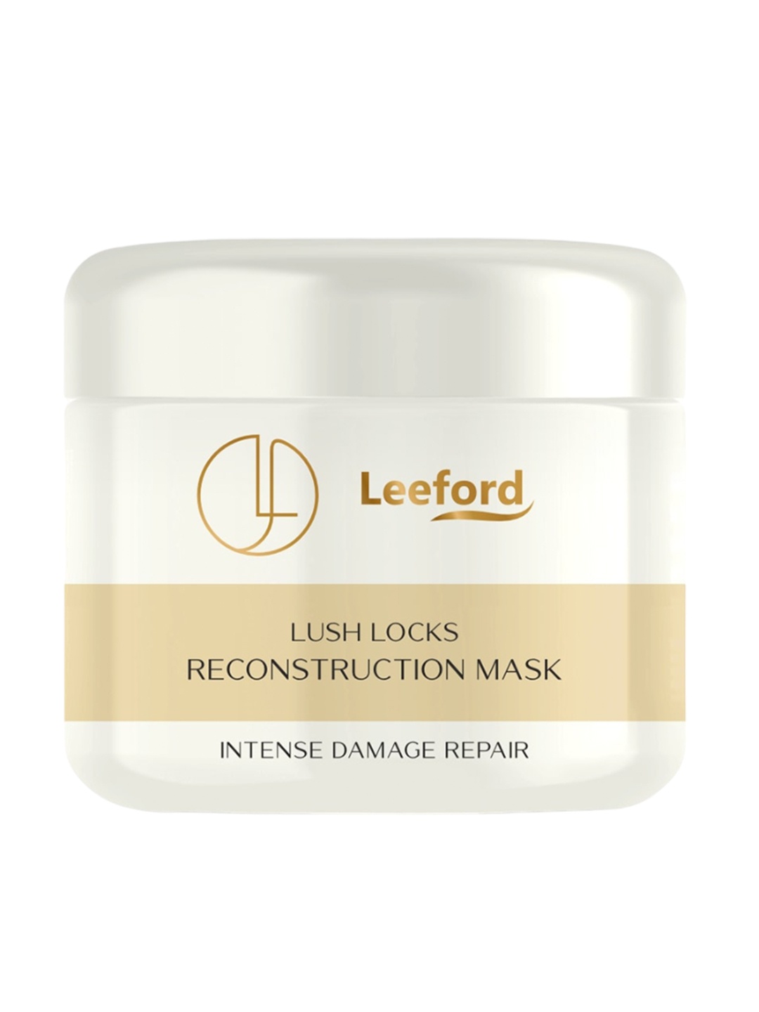 

Leeford Lush Locks Reconstruction Hair Mask Enriched With Silk Amino Acids-200gm, White