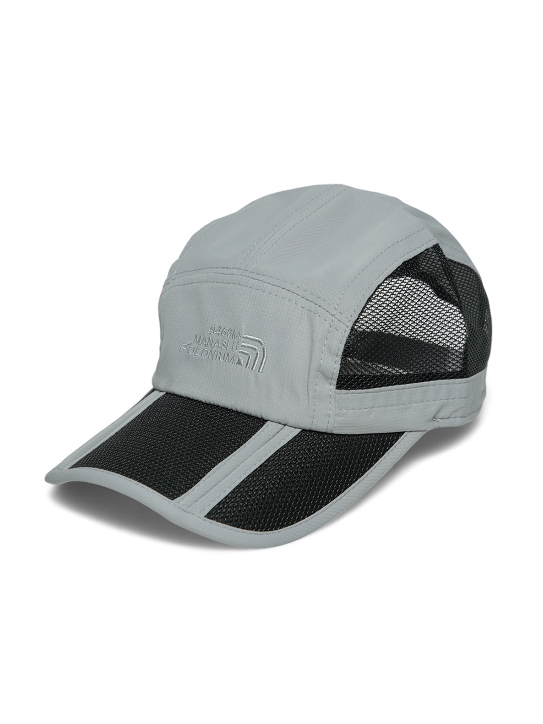 

CHOKORE Unisex Colourblocked Cotton Baseball Cap, Grey