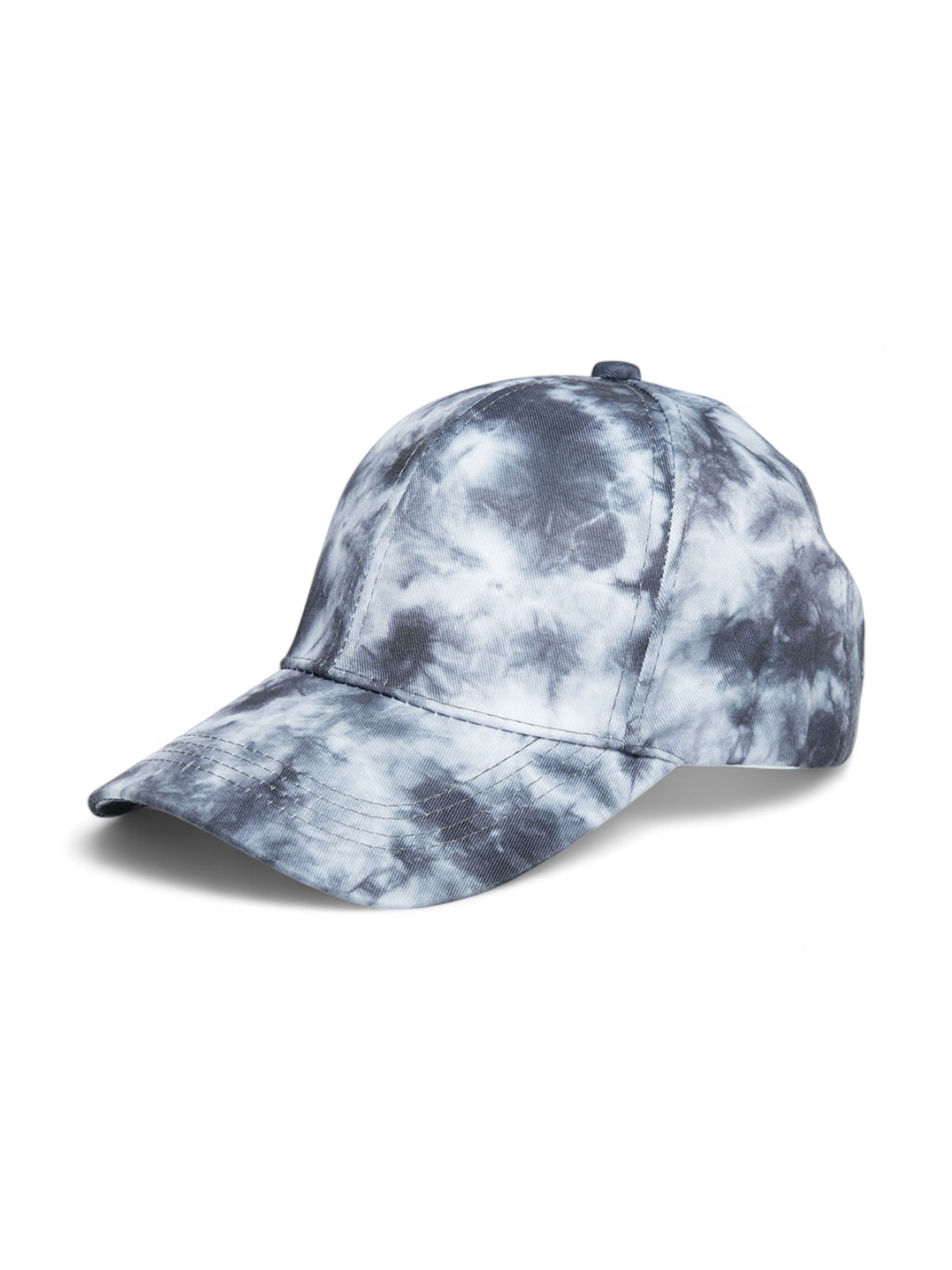

CHOKORE Unisex Tie-Dye Printed Cotton Baseball Cap, Grey
