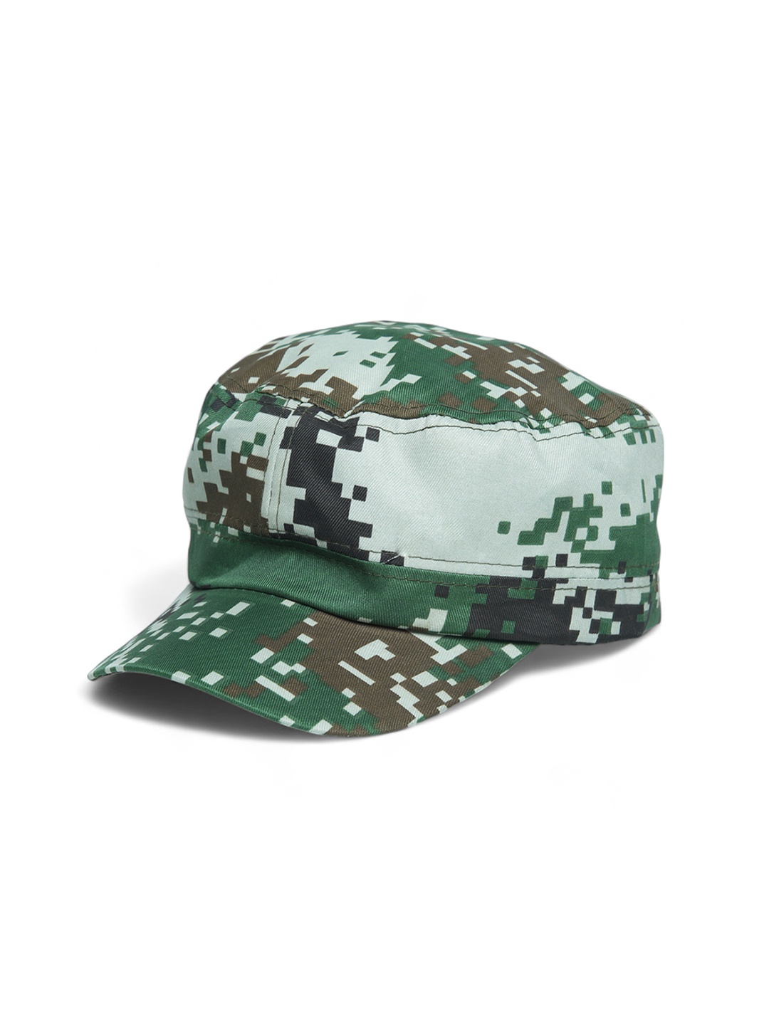

CHOKORE Unisex Printed Cotton Snapback Cap, Green