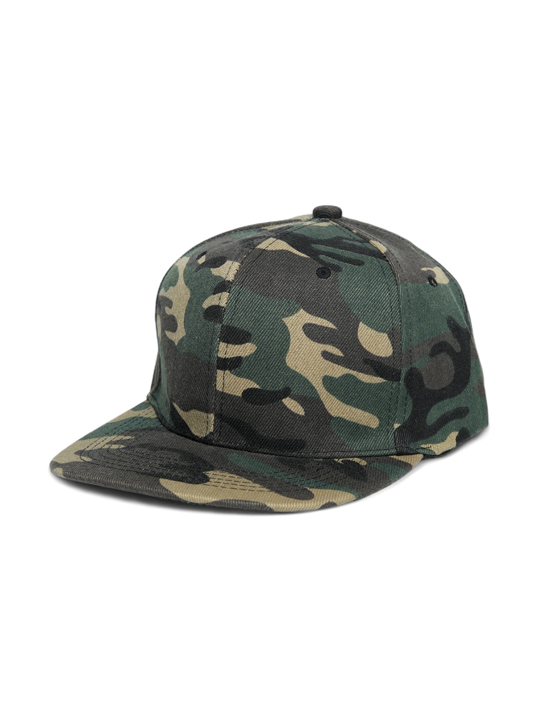 

CHOKORE Unisex Printed Cotton Baseball Cap, Green