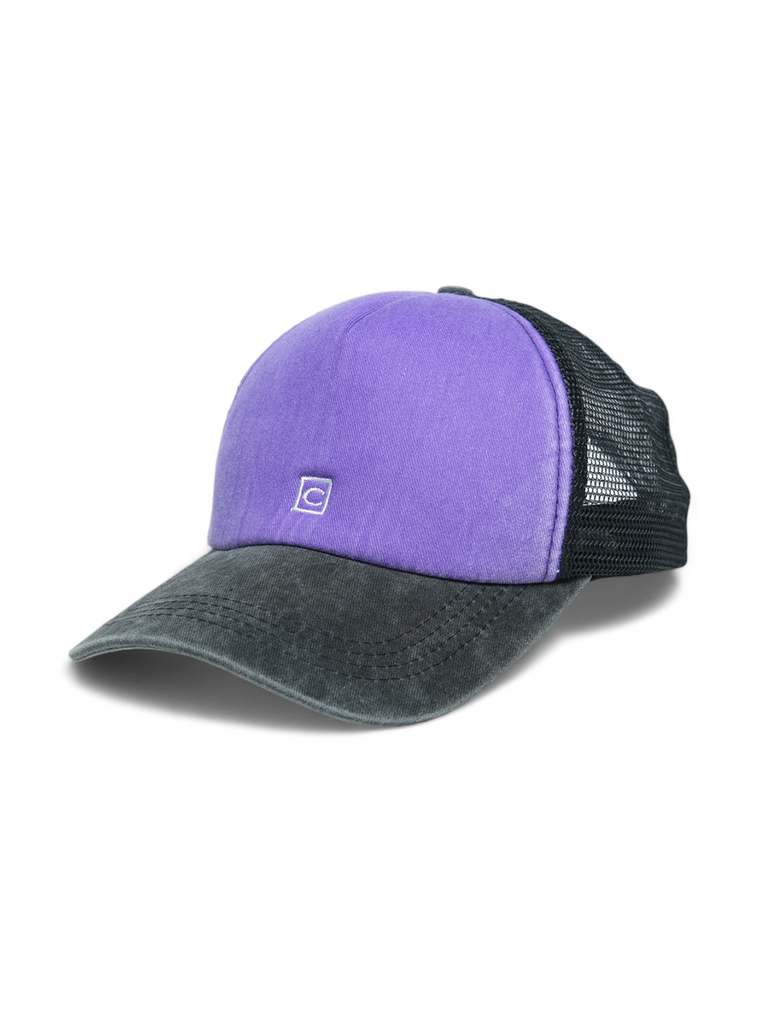 

CHOKORE Unisex Colourblocked Cotton Breathable Baseball Cap, Purple
