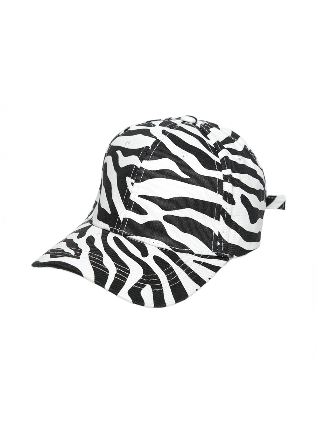 

CHOKORE Unisex Animal Printed Cotton Baseball Cap, White