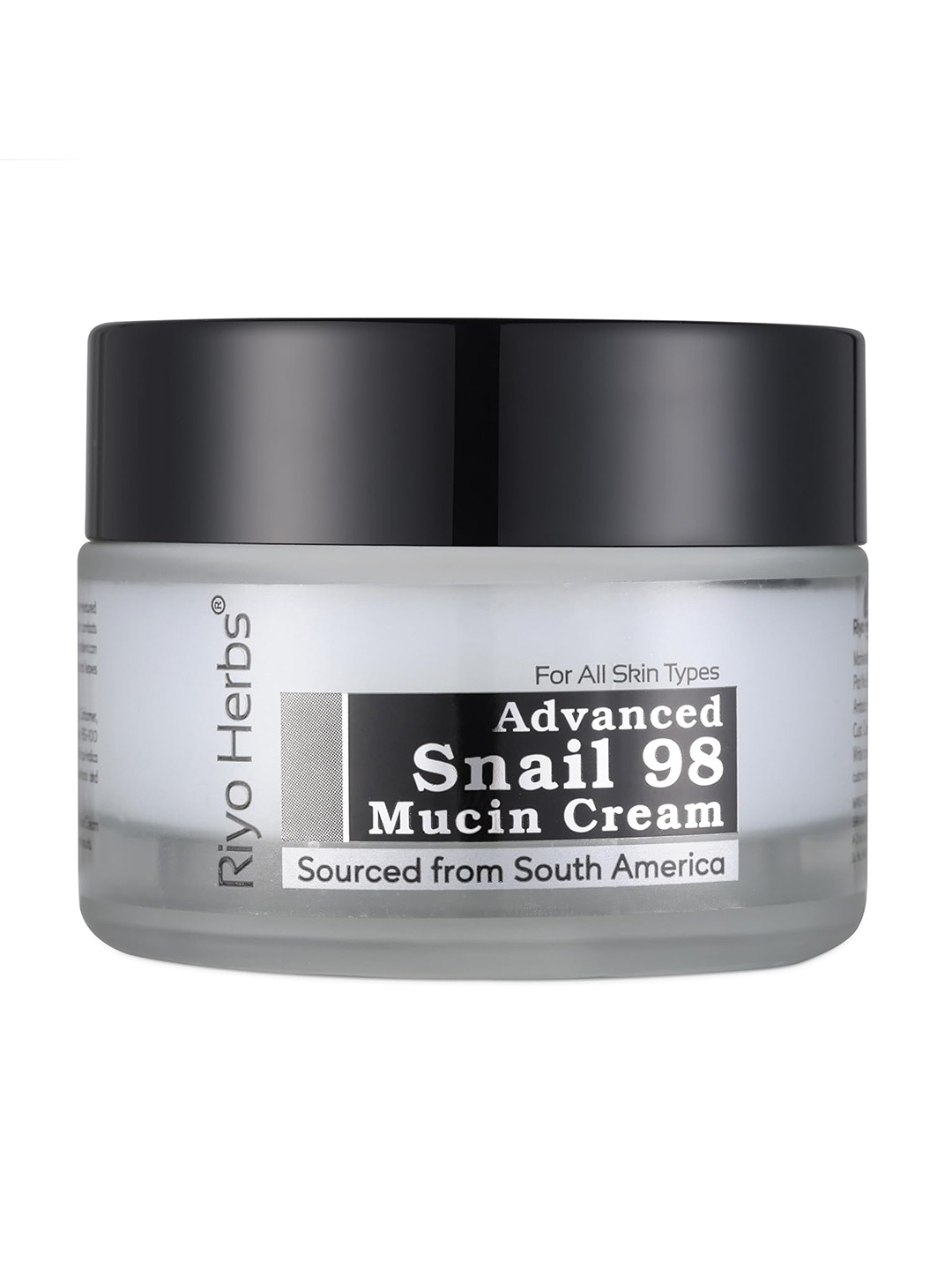 

Riyo Herbs Advanced Snail 98 Mucin Cream - 50 gm, Black