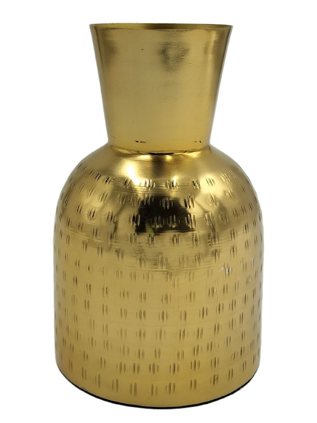 

10club Gold-Toned Textured Hammered Small Pitcher Vase