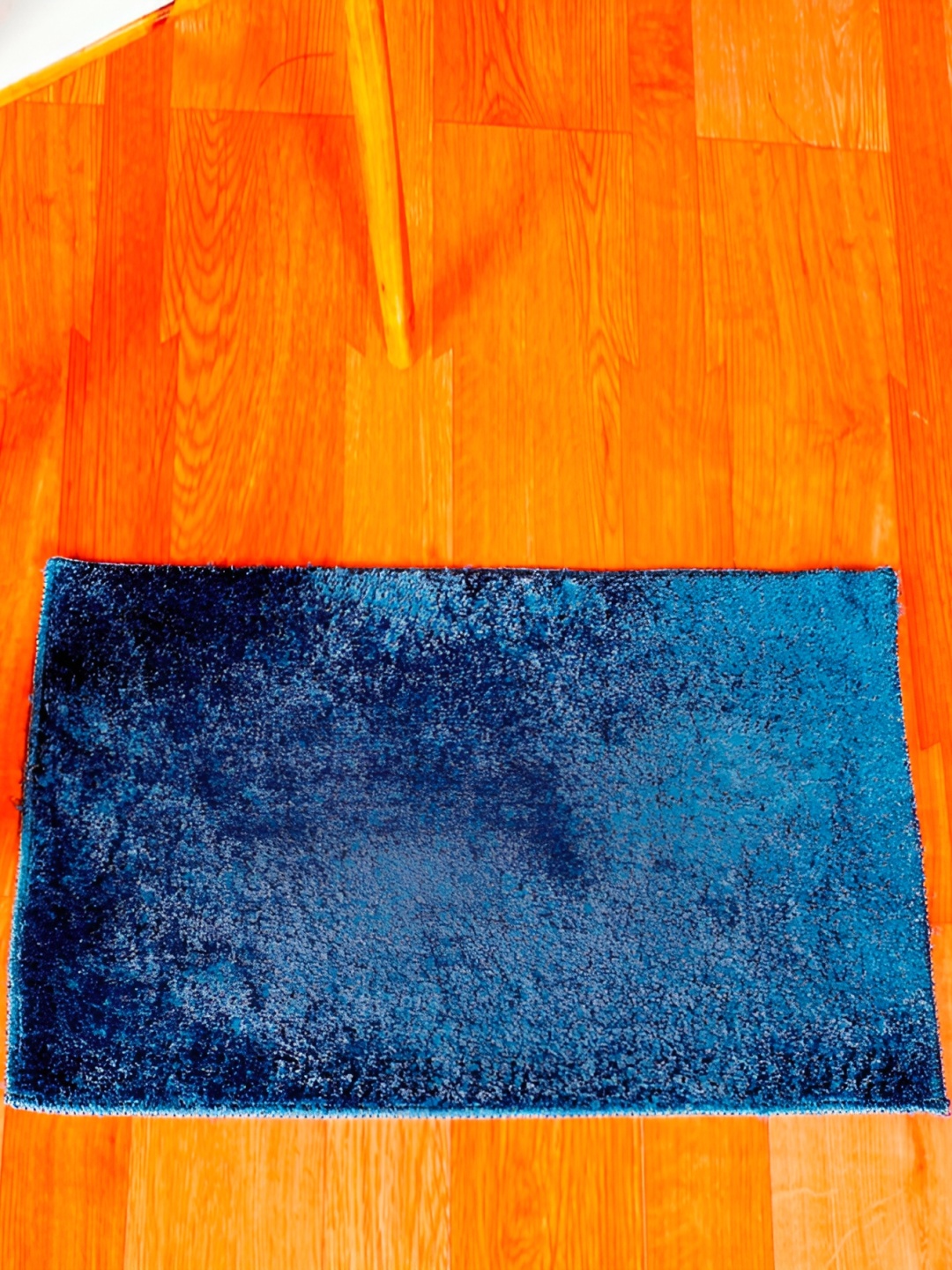 

HANDICRAFT PALACE Blue Acrylic Soft Non Woven Rectangular Anti-Skid Doormat