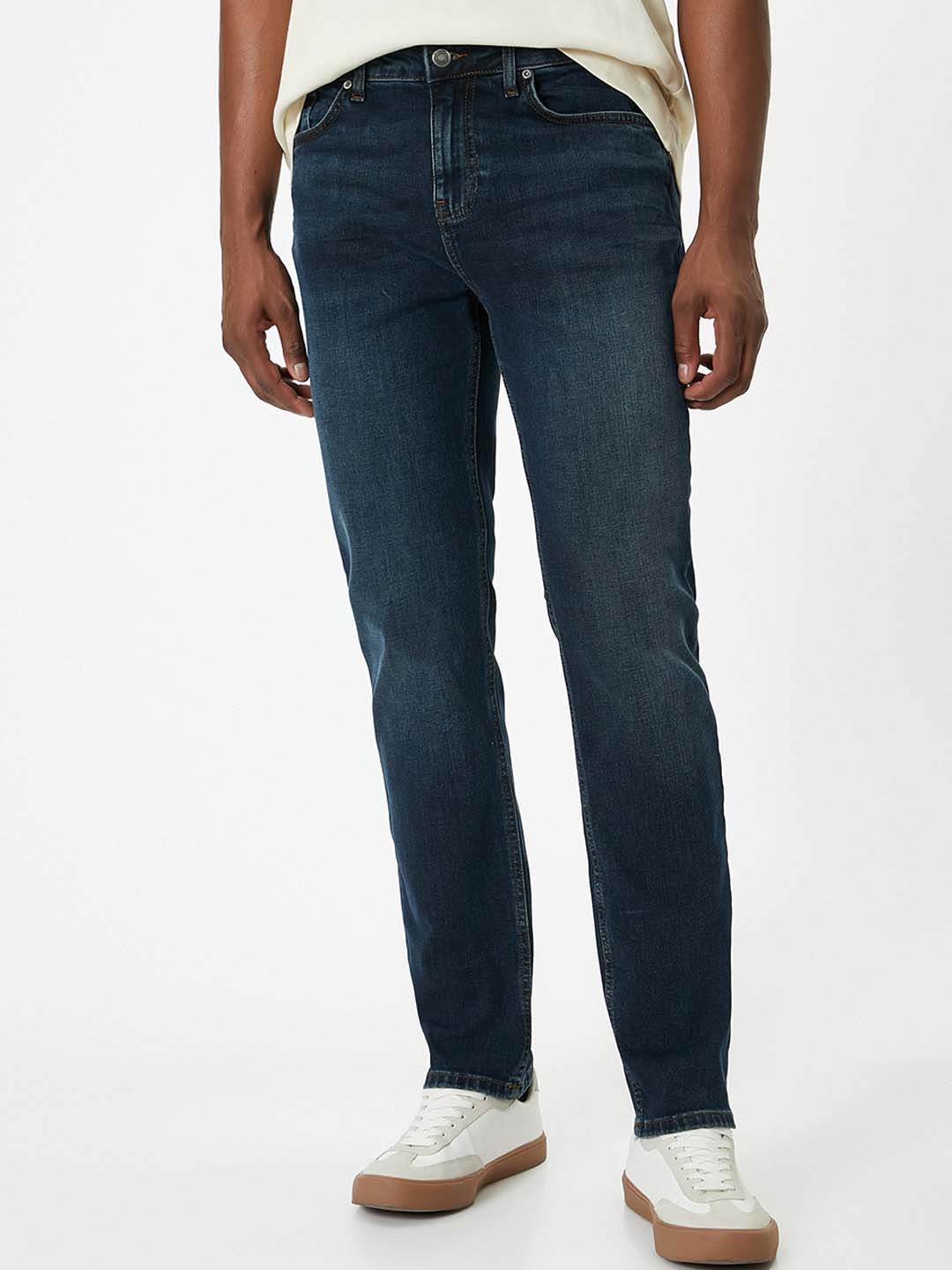 

Koton Men Slim Fit Trousers, Blue