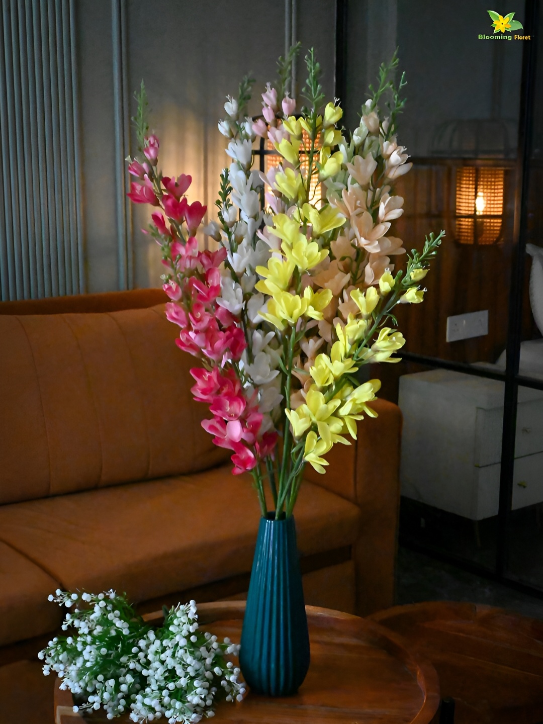 

Blooming Floret Pink Orchid Artificial Flowers