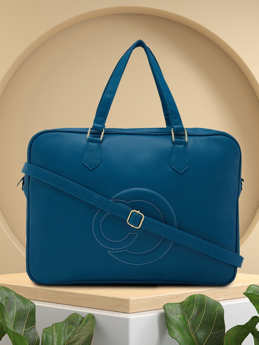 

Caprese Women Laptop Bag, Teal