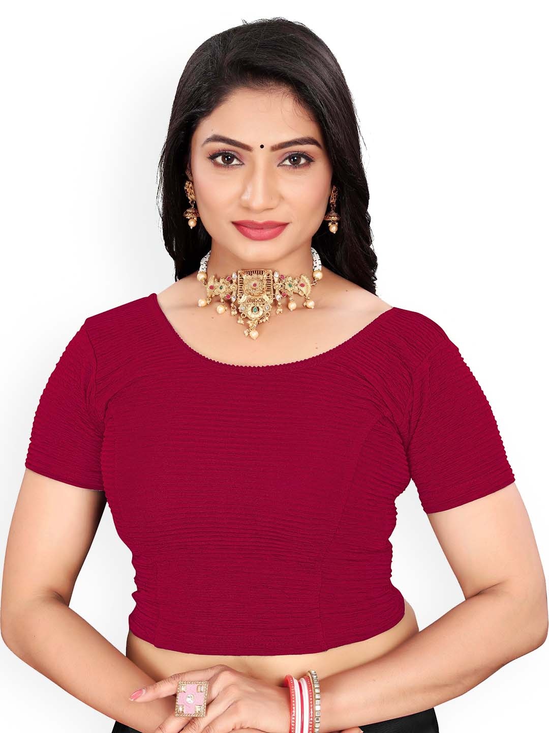 

RUNAYA NX Saree Blouse, Magenta