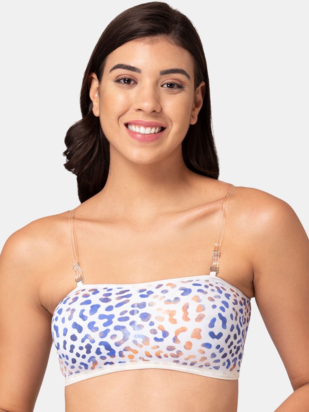 

Tweens Women Abstract Printed Medium Coverage Lightly Padded Bra, White