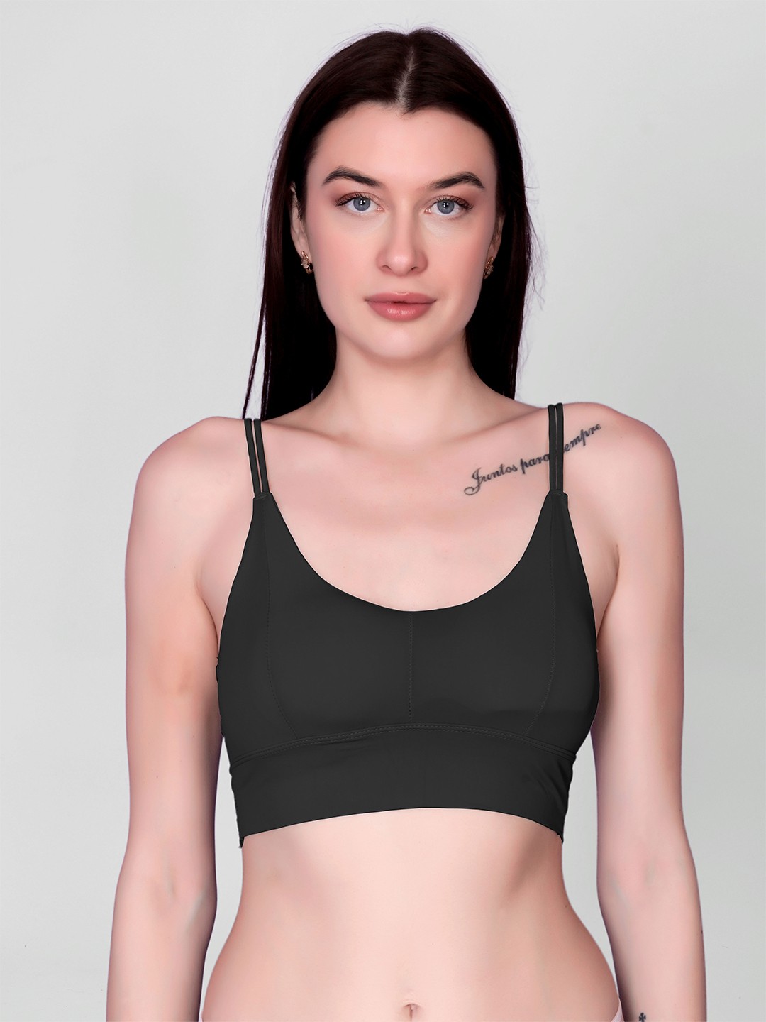 

Gopalvilla Full Coverage Beginners Bra with All Day Comfort, Black