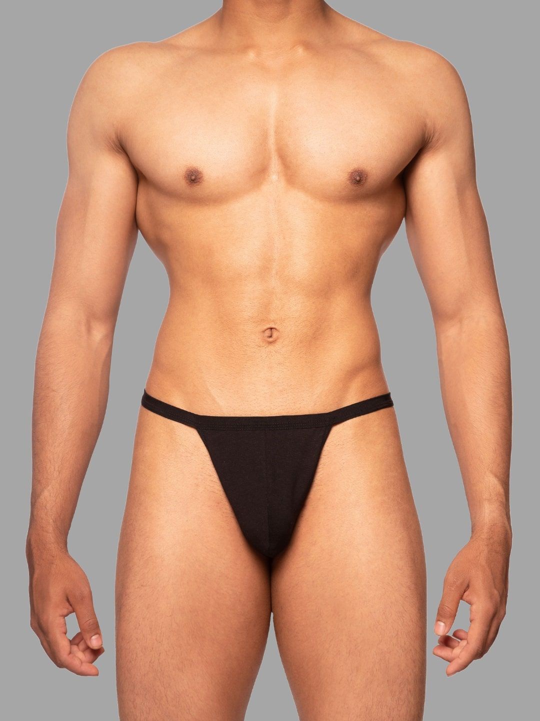 

EROBOLD Low Rise Thong Briefs MTH-HW1BK1CS01, Black