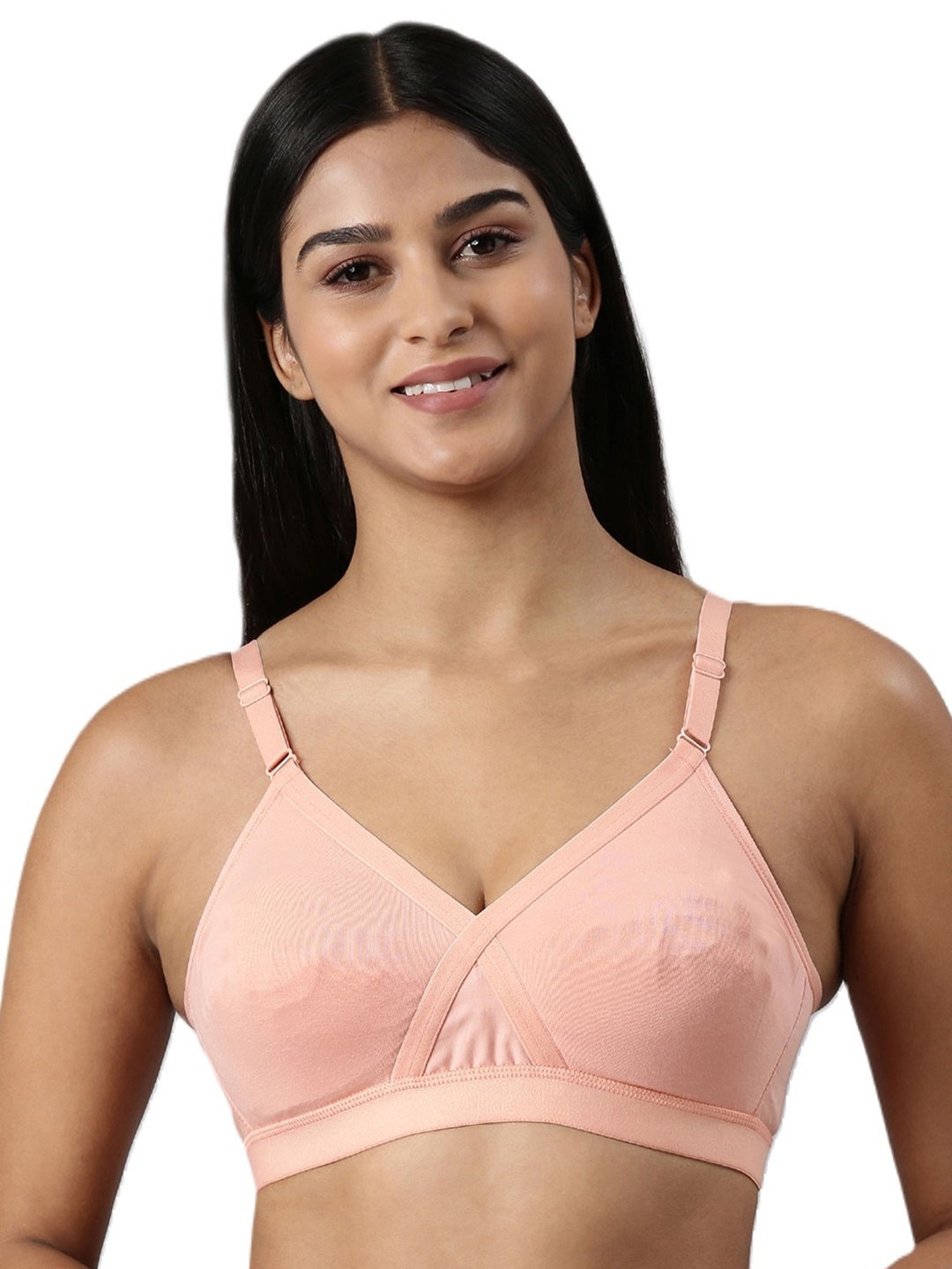 

BLOSSOM Full Coverage Non Padded Everyday Bra-All Day Comfort, Beige