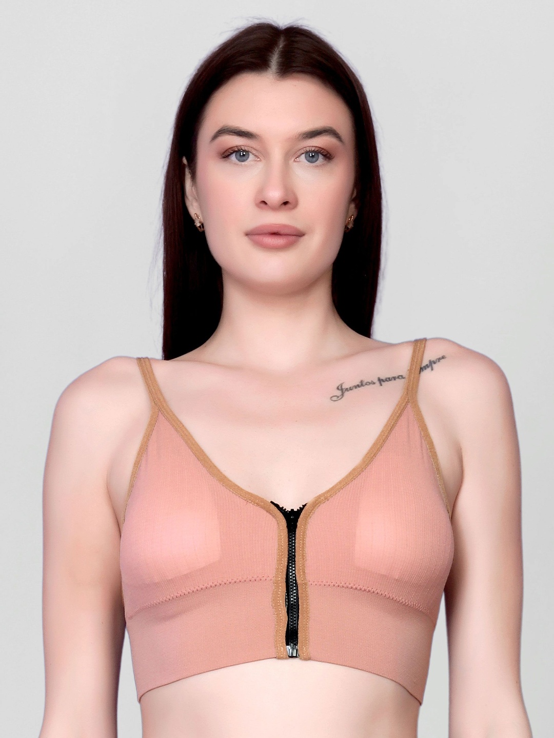 

Gopalvilla Full Coverage Bra with All Day Comfort, Pink