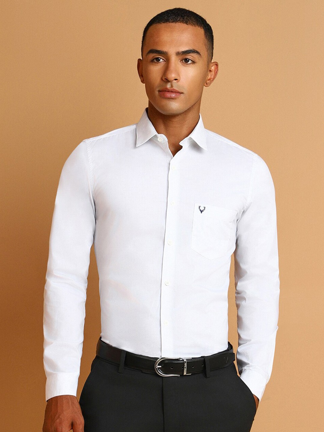 

Allen Solly Slim Fit Spread Collar Formal Shirt, White
