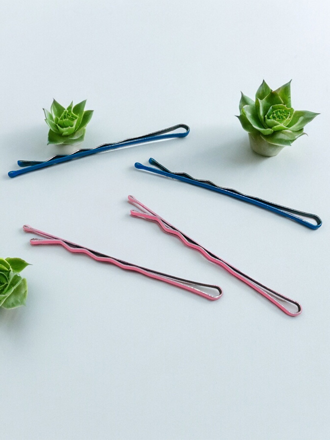 

ANNA CREATIONS Women Bobby Pins, Pink