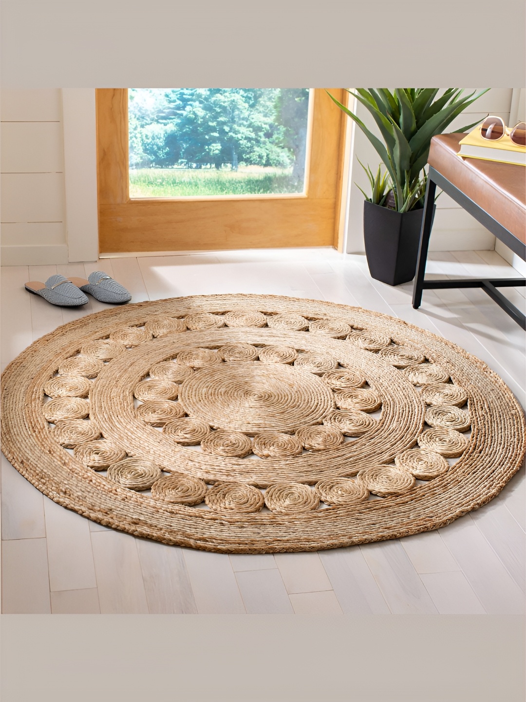 

RUGSMITH Beige Abstract Hand-Tufted Carpet