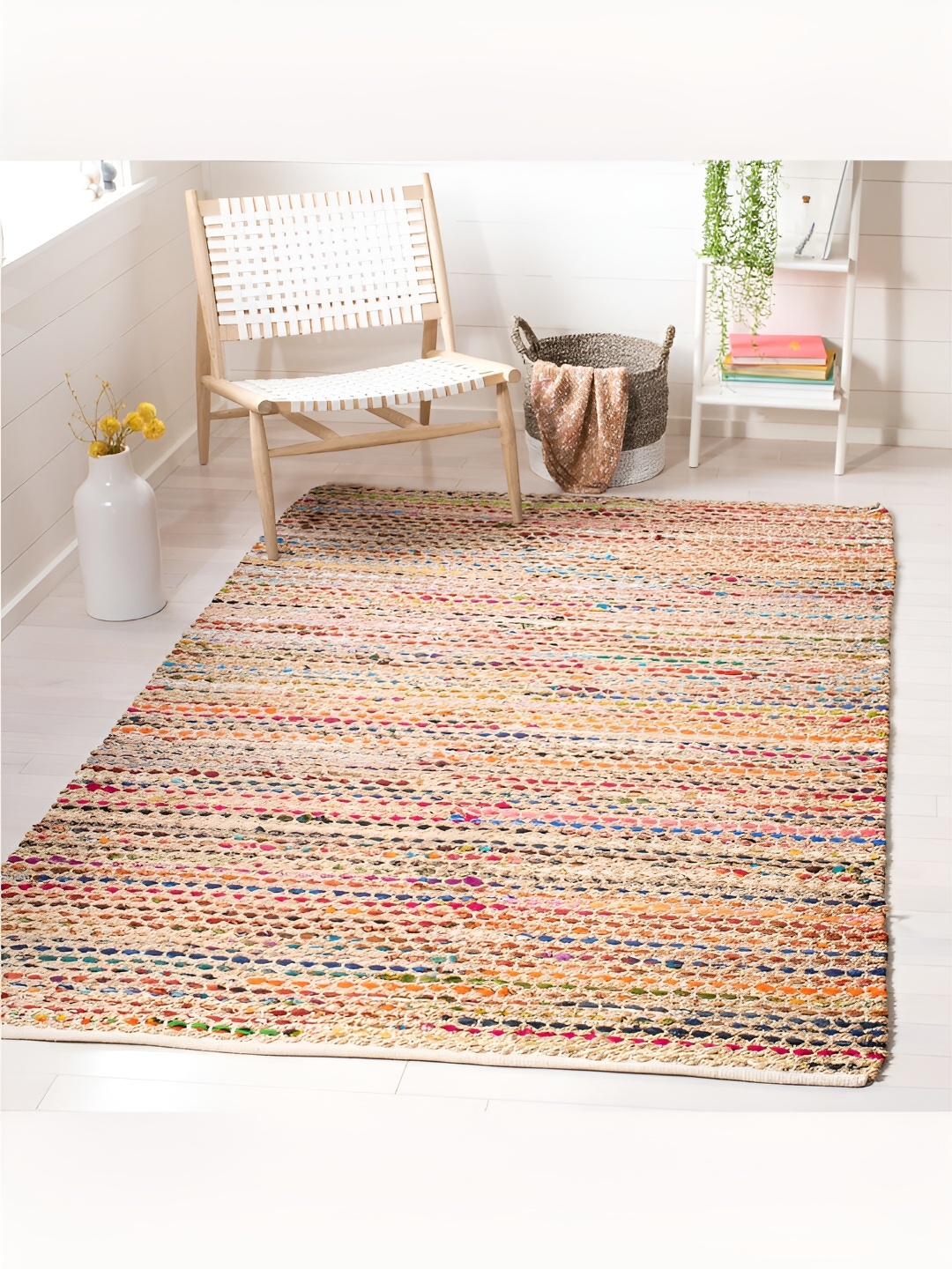 

RUGSMITH Rust & Blue Abstract Hand-Tufted Carpet