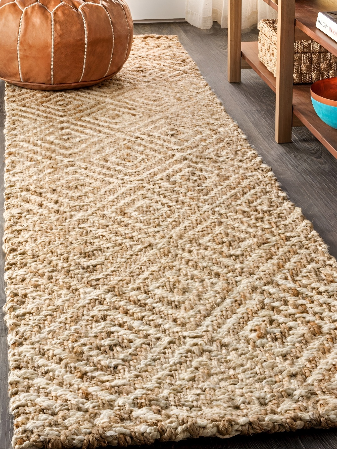 

RUGSMITH Brown Abstract Hand-Tufted Carpet