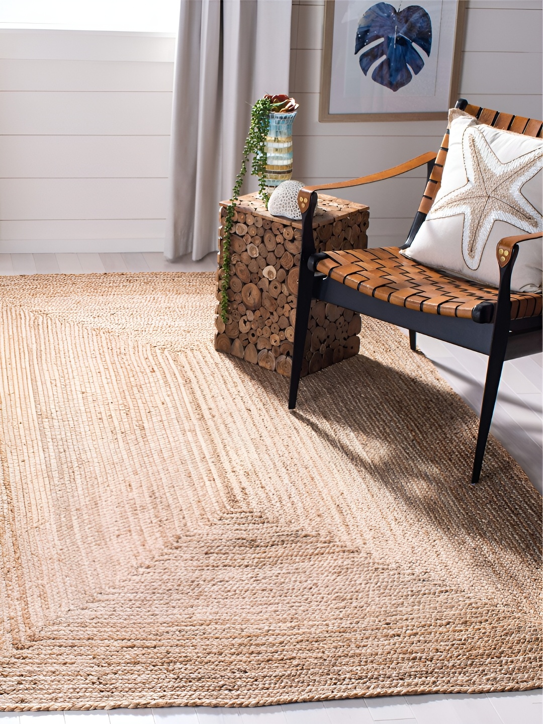 

RUGSMITH Beige Abstract Hand-Tufted Carpet