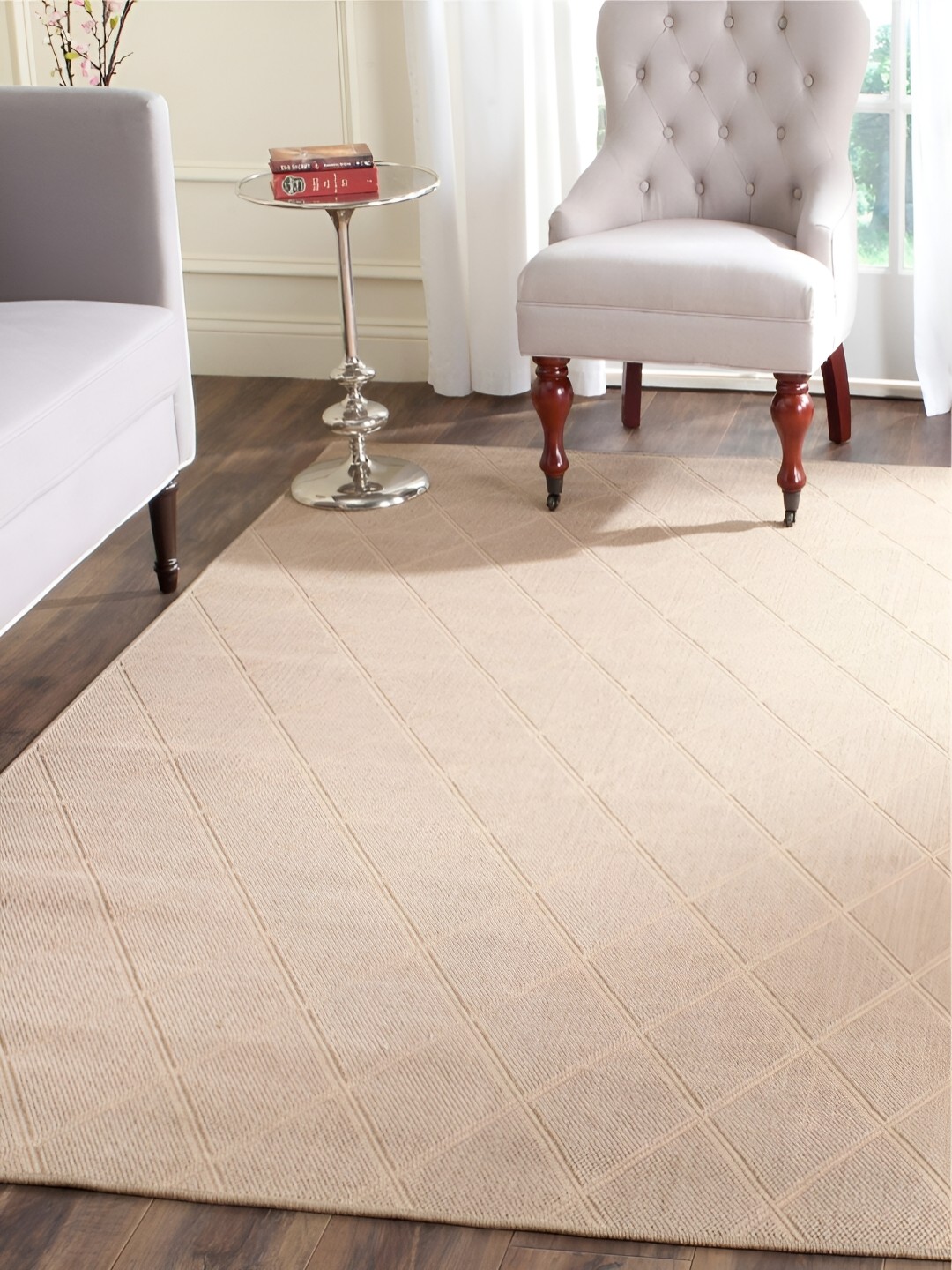 

RUGSMITH Off White Abstract Hand-Tufted Carpet
