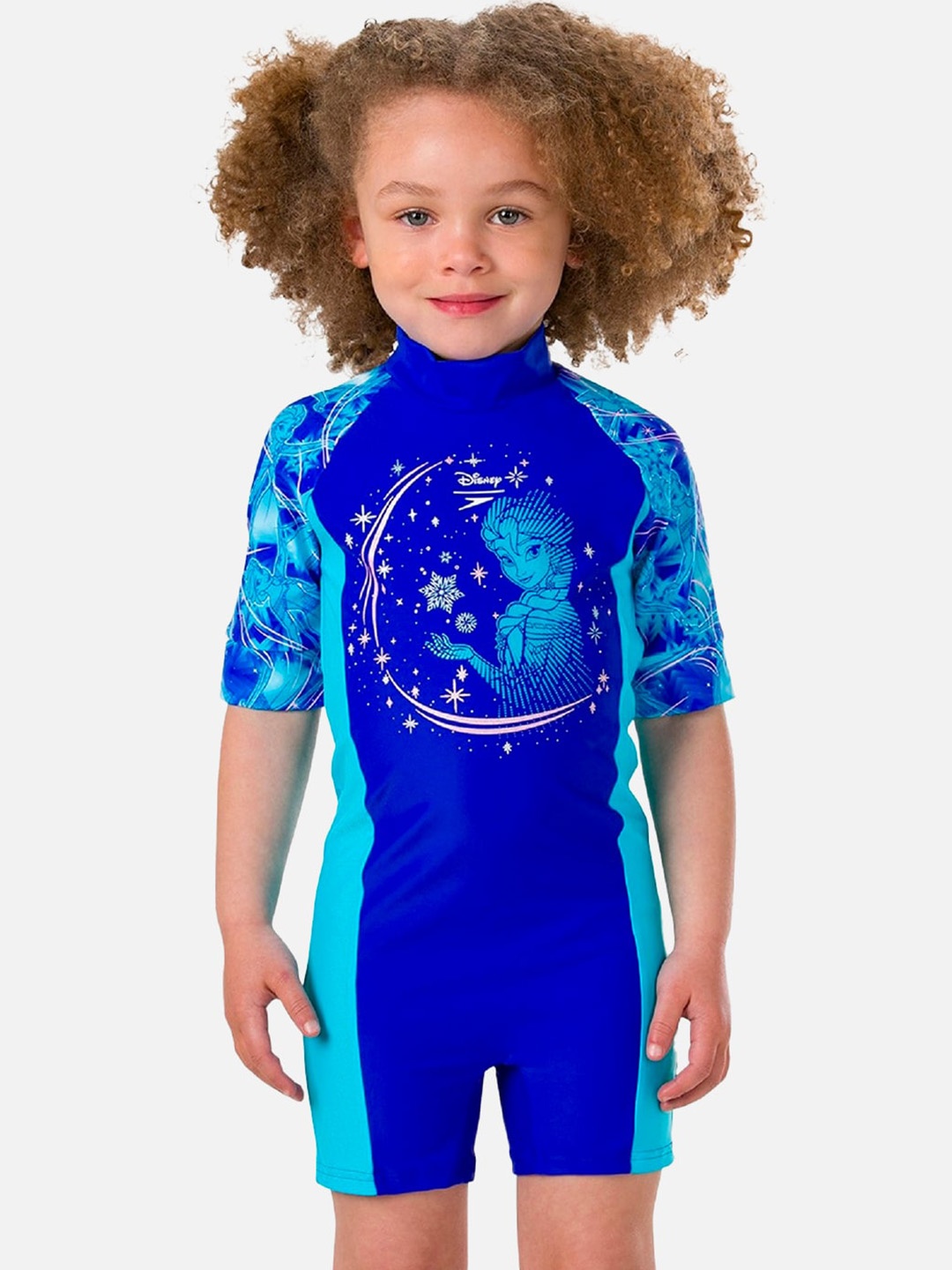 

Speedo Frozen Printed Swim Legsuit, Blue