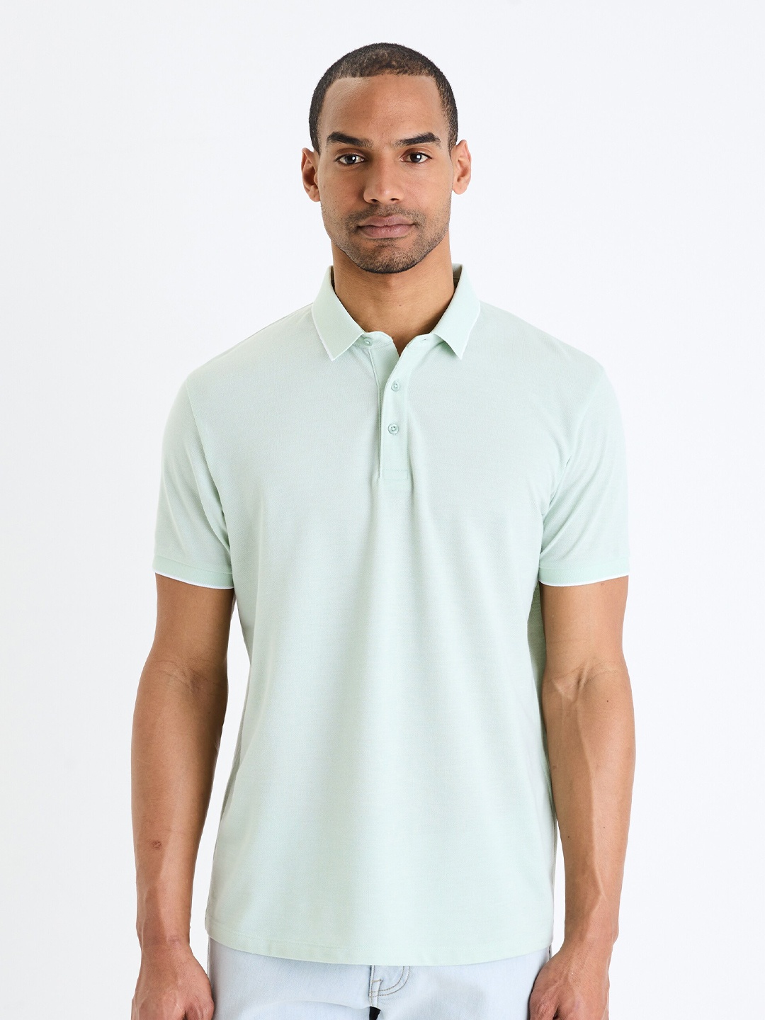 

Celio Polo Collar Short Sleeves T-shirt, Green